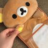 Kawaii Rilakkumas Wall Hanging Storage Bag Cartoon Rilakkumas Bear Door Hanging Bag Large Capacity Sundries Storage Bag Gifts