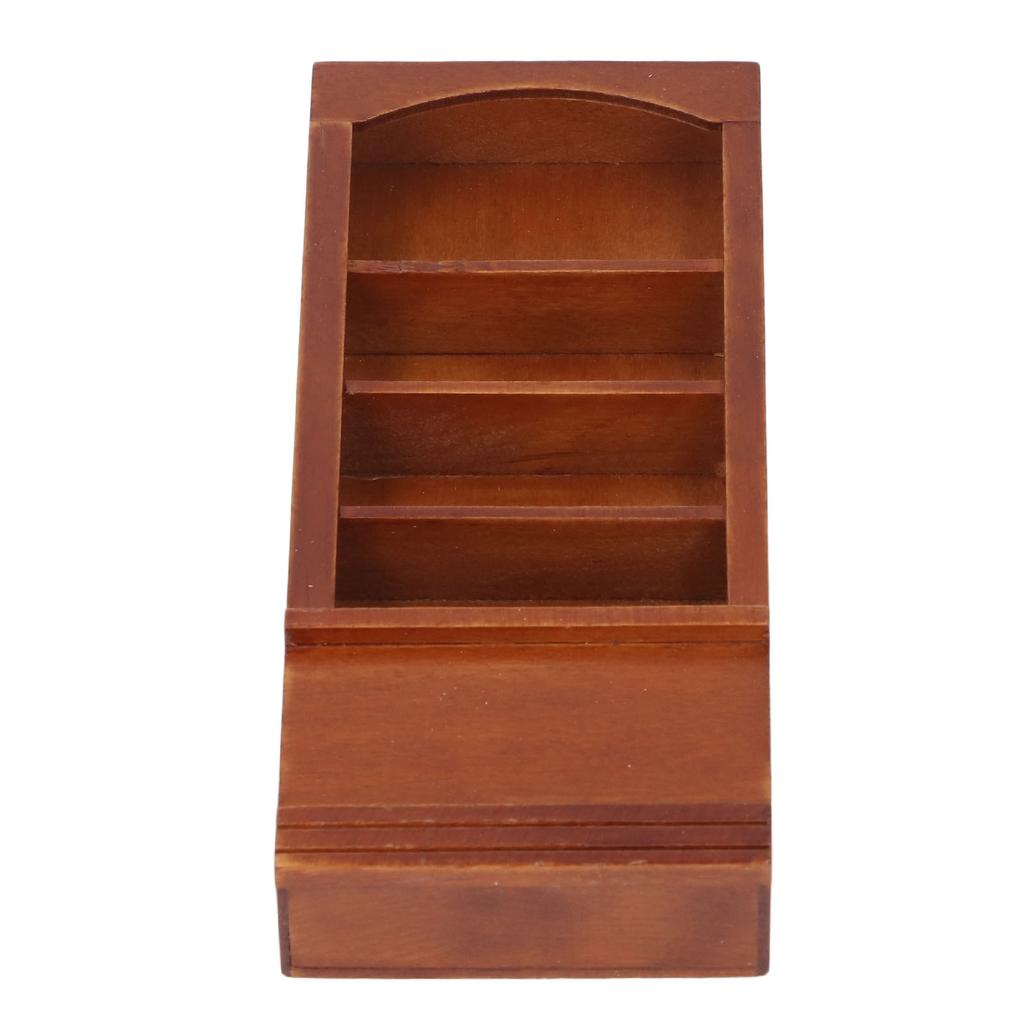 1:12 масштаб кукольный домик книжный шкаф миниатюрная имитация книжной полки деревянный кукольный домик аксессуар для куклы H