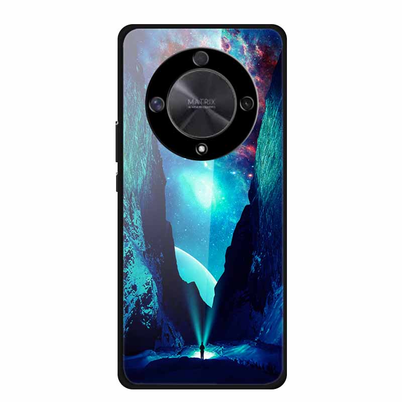 Чехол для Honor X9B X9A 5G Роскошный Закаленное Стекло Жесткая Задняя Крышка для Чехлов Телефона Honor X9A 5G Fundas Honor x 9B X9 B 5G X 9A X9 A