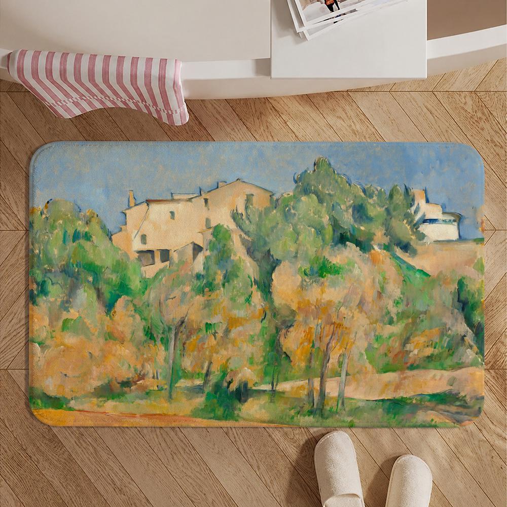 Artist-Paul CezanneS Floor Mat Soft Non-Slip Bath Mat, Bedside Carpet, Absorbent Doormat for Home