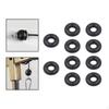 10x Rubber O Rings Sealing Gasket for Pulley System Fitness Equipment Wire Rope Attachments Fittings