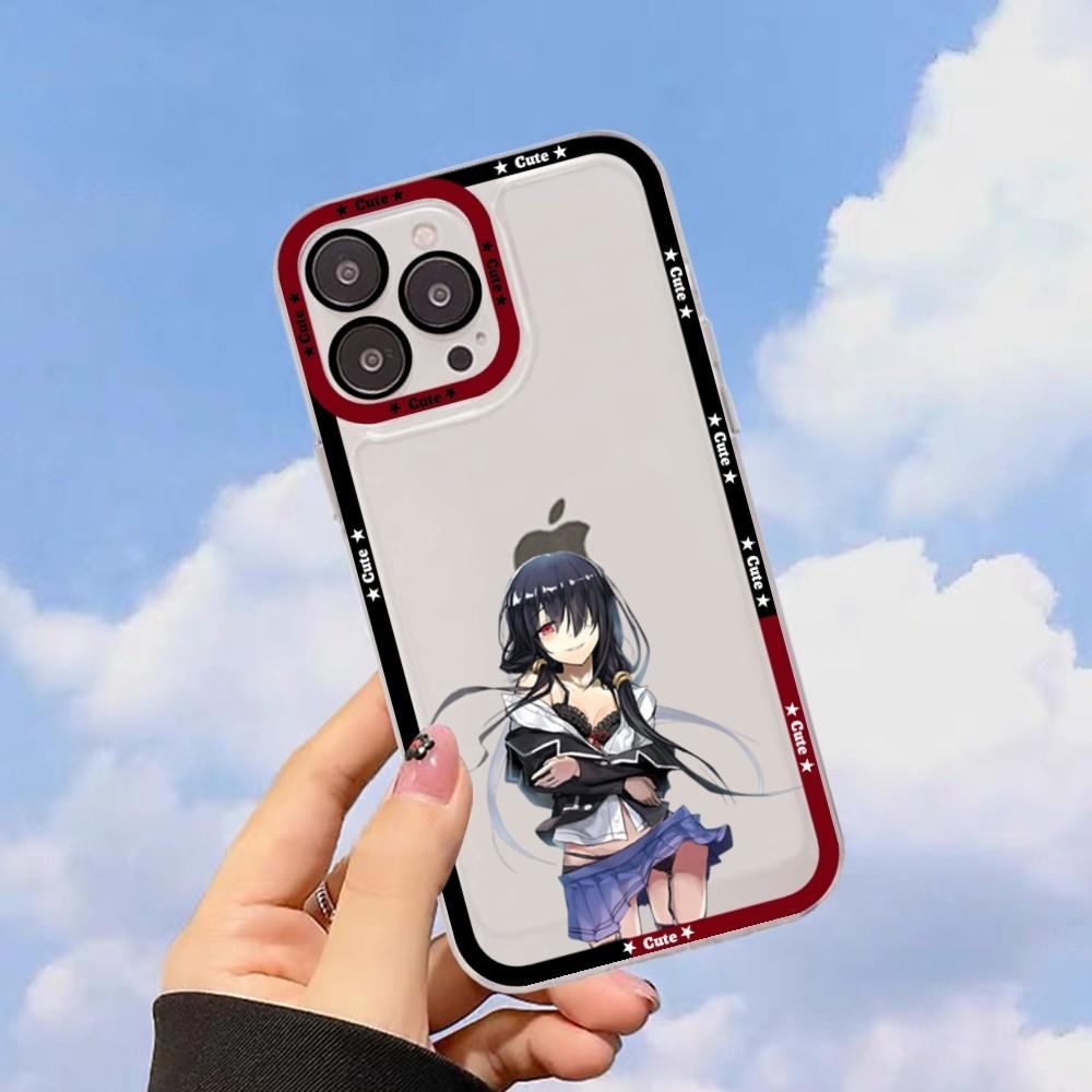 Чехол для телефона Date A Live Tokisaki Kurumi для iPhone 13 14 Pro Max XS XR 12 11 Pro 13 Mini 6 7 8 Plus, мягкая прозрачная задняя крышка