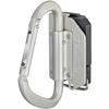 Tajima Safe System Detachable Tool Holder, Lightweight Aluminum, Large Carabiner, SFKHA-CL. Easy To Attach and Detach. Attaches To Your Belt Later. Ea