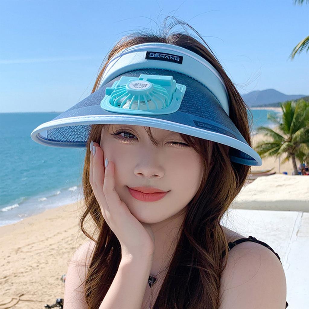 Кепка вентилятора для зарядки через USB, летняя кепка, охлаждаемая кепка для гольфа, солнцезащитная кепка, дышащая пустая кепка вентилятора с регулируемыми ремнями