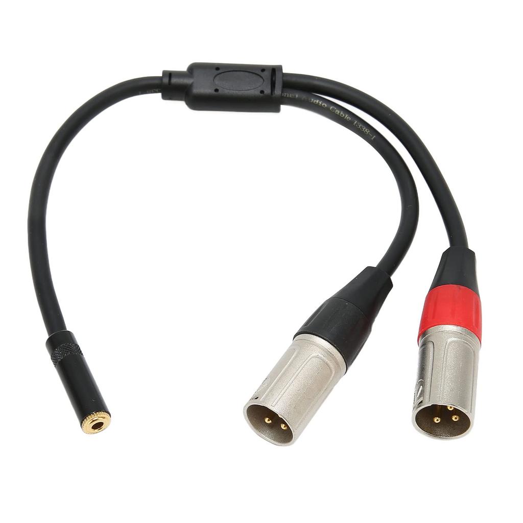 Удобный кабель-разветвитель Acogedor XLR Balanced Dual XLR Male to Female XLR Y 3,5 мм, 3,5 мм 1/8 дюйма 3-контактный