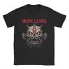 Футболки унисекс «Железное легкое» Crazy Tees с коротким рукавом, с круглым вырезом, из чистого хлопка, классическая одежда