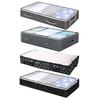 Foldable Underbed Storage Bag with Reinforced Handle Portable Large Capacity Clothes Quilt Bag Dustproof Organizer