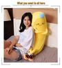 Large Plush Banana Man Doll - Cute Sleeping Pillow Toy