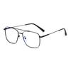 Dervin Blue Light Blocking Blue Cut Zero Power Anti-glare Retro Square Eyeglasses, Frame for Eye Protection from UV by Computer/Tablet/Laptop/Mobile