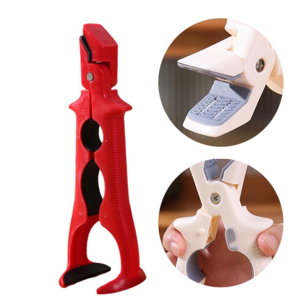 Non-Slip Anti Scalding Clip Silicone Handle Hot Bowl Gripper Dish Lifter Clamp  Kitchen Use
