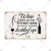 Retro Metal Plate Drink Tin Sign Funny Beer Wine Lover Vintage Metal Plaque for Bar Pub Club Kitchen Home Man Cave Wall Decor