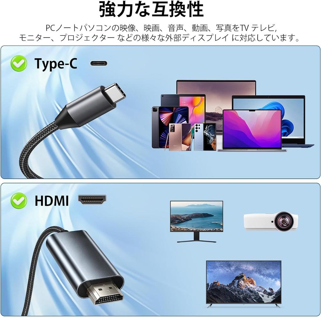 4K Совместимый кабель HDMI - HDMI HDMI - USB 3 м нейлоновый кабель для смартфона, телевизора, AV-монитора, совместимый с iPad, iPhone и Galaxy, удлинительный кабель для монитора