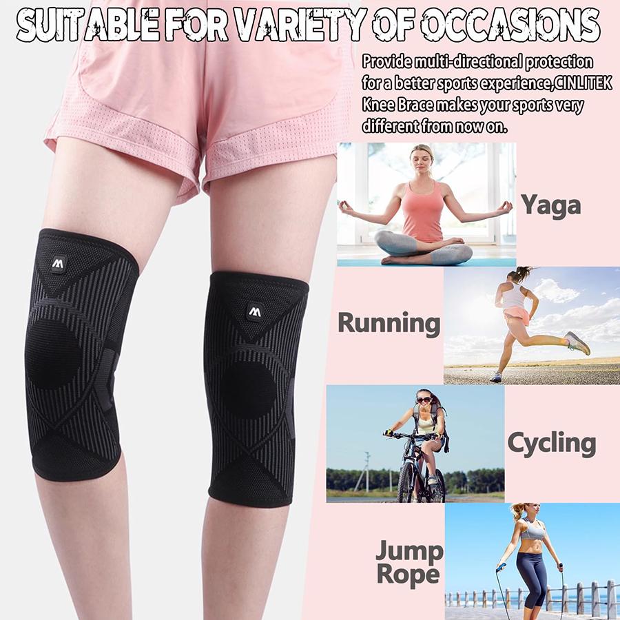 2 шт. Наколенники для женщин для спортзала, бега, спорта, синий, розовый, красивая защитная экипировка, профилактика, смягчение травм колена