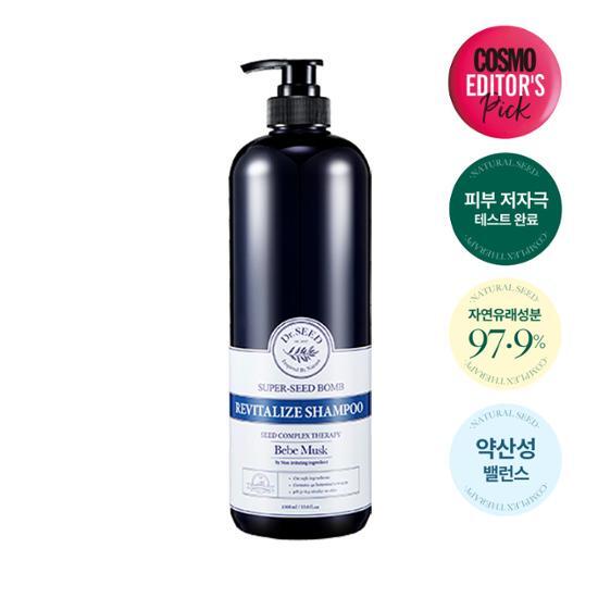 DR.SEED Super Seed Balm Revitalize Shampoo Bebe Musk 1000ml