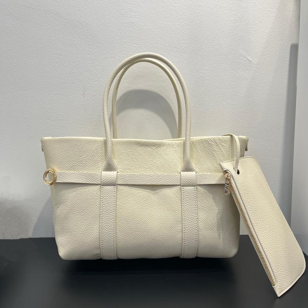 2025 Новый стиль LP Тот же стиль Верхний слой Кожа коровы Ghiera Сумка-шоппер женская Одно отделение Высококачественная текстура Сумка