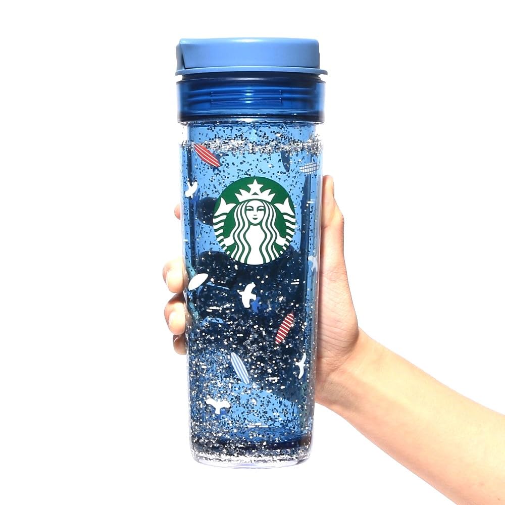 STARBUCKS Starbucks Стакан для воды Seaside 473 мл Синий Starbucks 2024