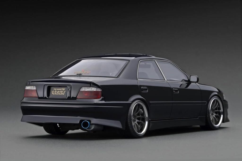 Ignition Model VERTEX JZX100 Chaser Black Finished Product 1/18