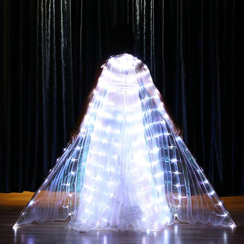 Светодиодные праздничные огни плащ крылья огни крылья невесты со светом крылья бабочки светодиодный плащ свадебные принадлежности de luces led fiesta novia