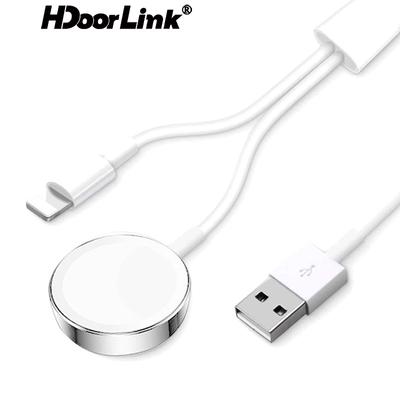 HdoorLink Беспроводное магнитное зарядное устройство для Apple Watch 2 в 1 для iWatch 8 Ultra 7 6 5 SE 4 3 2 1 серии USB портативные аксессуары для быстрой зарядки