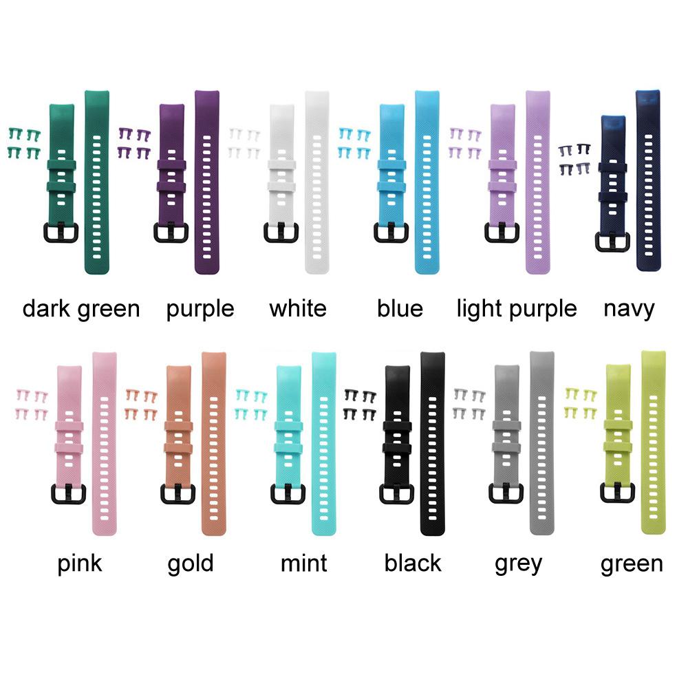 1PC Silicone Watch Band Replacement Bracelet Strap For Honor Band 5 4