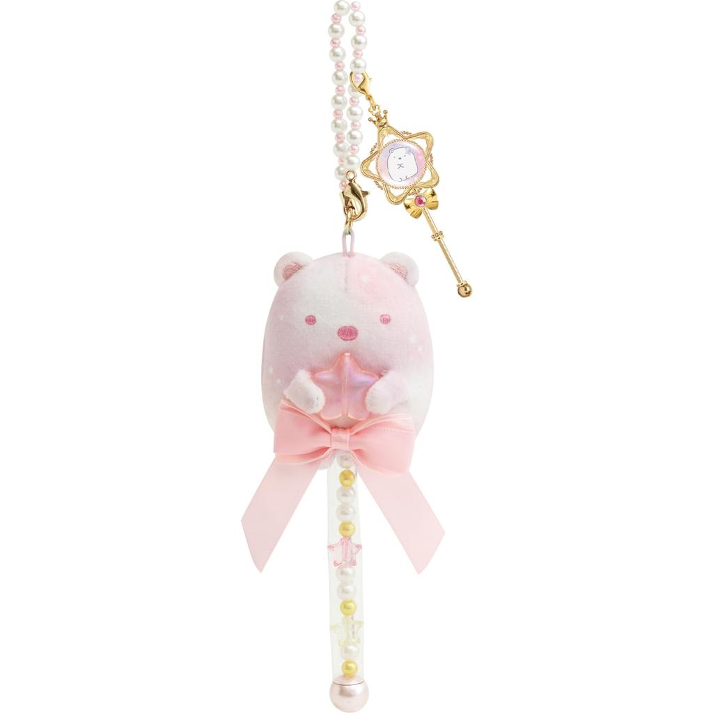 MO71301 Sumikko Gurashi Sumikko Magic Salon for Sleepless Nights Magic Stick Hanging Plush Polar Bear [San-X] Collection Toy,