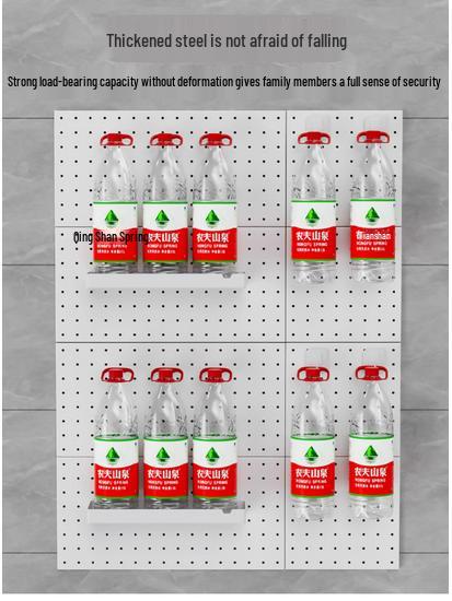 Безрамная металлическая перфорированная панель для хранения инструментов, телефонов, ювелирных изделий и многого другого