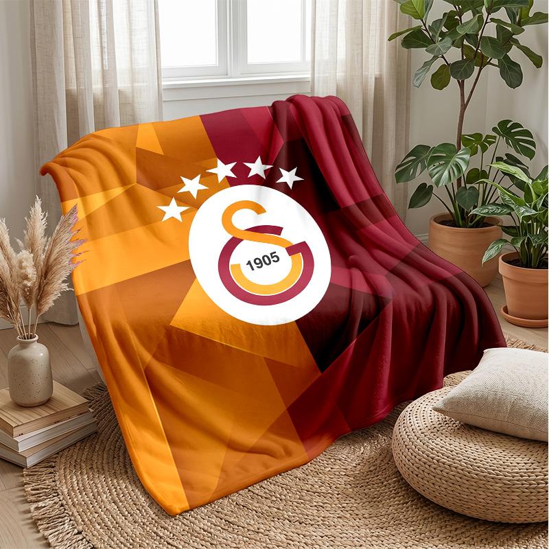 Galatasaray FC Soft Flannel Fleece Blanket Lightweight Cozy Warm Throw Blanket For Sofa Bed Home Decor