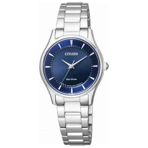 Citizen Collection Eco-Drive Pair Model EM0400-51L Women's Silver Watch