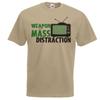 Adults Weapon Of Mass Distraction Truth Seeker Conspiracy Unisex Khaki TShirt