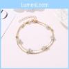 Trendy Geometric Design Foot Chain Dazzling Crystal Anklet For Women