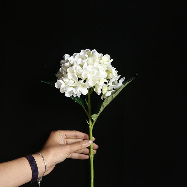 1 шт. Искусственные цветы гортензии Свадебное украшение для дома сада Искусственные цветы Праздничные принадлежности Декор для стола Цветочный