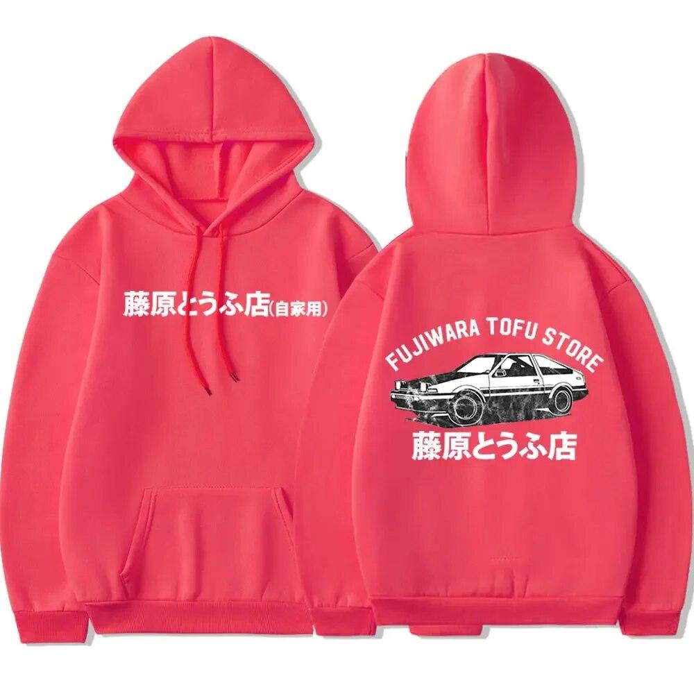 Брендовая толстовка с капюшоном Initial D Unisexga Hachiroku Shift Drift унисекс Толстовка Takumi Fujiwara Tofu Доставка в магазин AE86 Толстовки унисекс