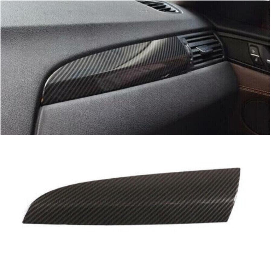 Carbon Fiber Console Co-Pilot Dash Strip Trim For BMW X3 F25 X4 F26 2011-2017