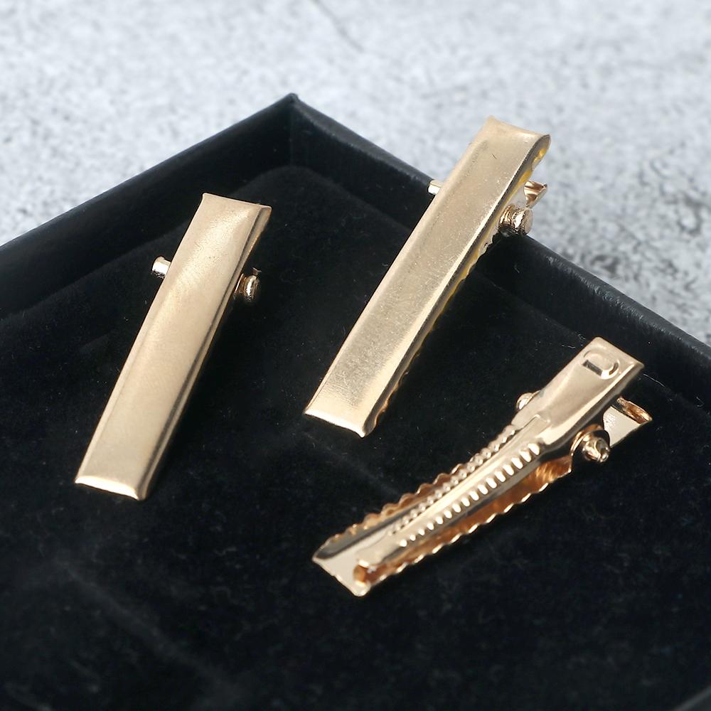 100pcs 3.0cm Metal Hair Alligator Clips Women Girls Small DIY Hair Clip Jewelry Hairpin Hair Styling Tools Accessories