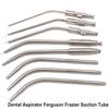 Стоматологический аспиратор Ferguson Frazier, аспирационная трубка, стоматологическая всасывающая трубка из нержавеющей стали, хирургическая лабораторная трубка, инструмент для стоматолога