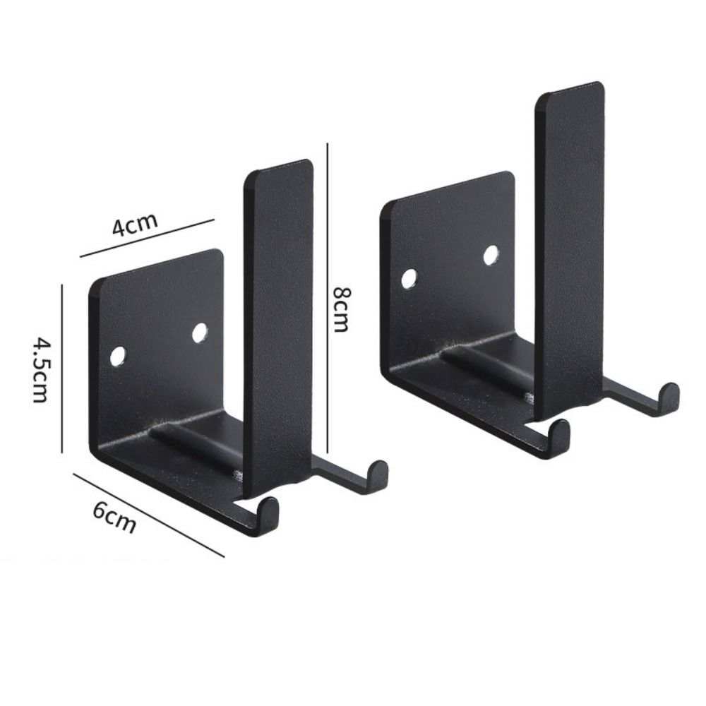 1/2 шт 18,2*6,5 см держатель крышки без проколов черный настенный кухонный стеллаж для кастрюль с крышкой дверца