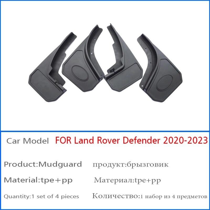 Mudflaps Front Rear 4pcs FOR Land Rover Defender Mudguard Fenders Mud Flap Guard Splash Car Accessories Auto Styline Mudguards
