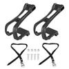1 Set Cycling Bicycle Bike Toe Clip Toe Pedal Clips & Straps for Fixie Road Bike Non Slip