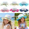 Flower Decoration Sun Hat Wide Brim Beach Hat Sweet Straw Hat Beach