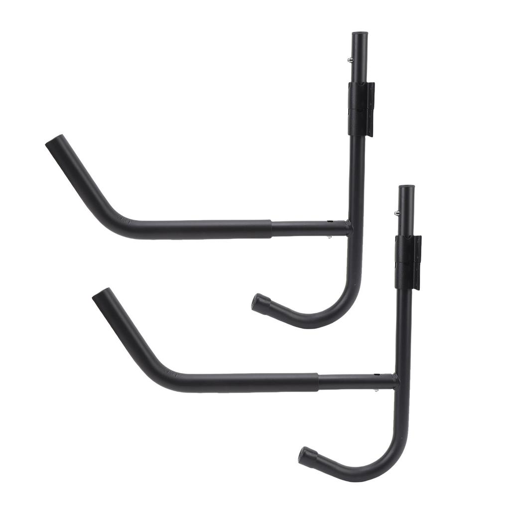Wall Mount Kayak Storage Rack 90 Degree Rotation Garage Canoe Hanger Hooks for Any Sized Kayaks Canoes Boat Black
