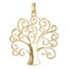 [R4825] - Gold Plated 'Tree of Life' Pendant - 25 Mm