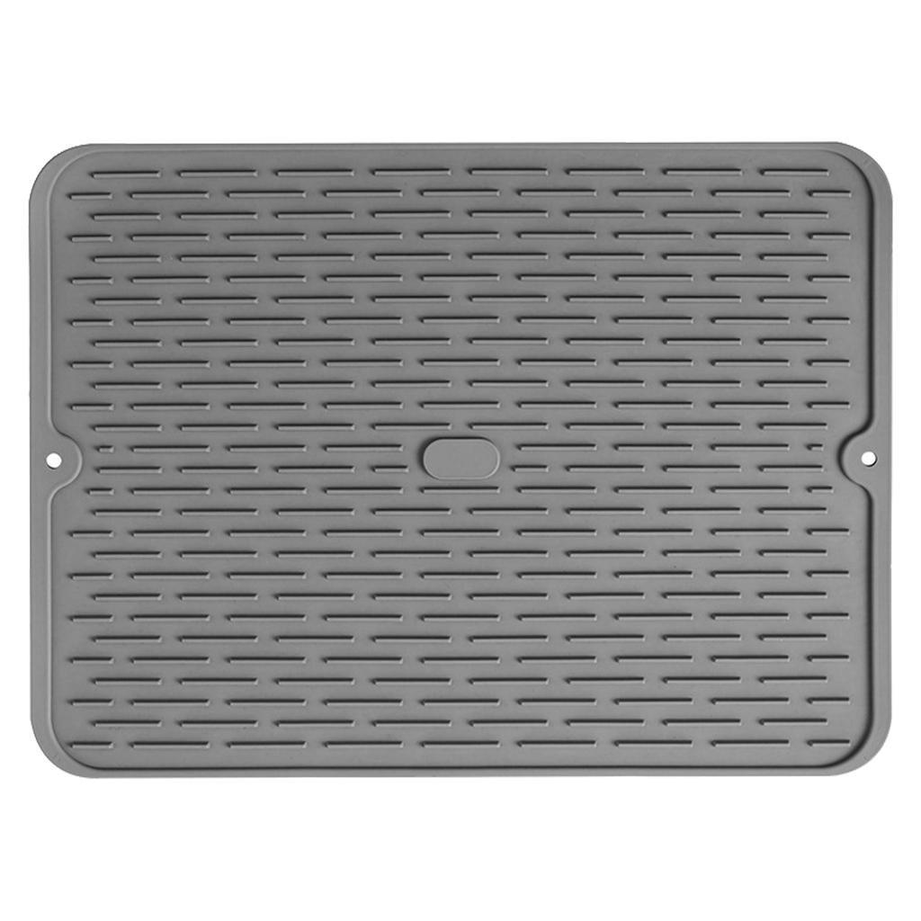 Силиконовый коврик для сушки посуды, подставка для слива воды, коврик для сушки кастрюль и тарелок для кухонной посуды, нескользящие коврики, термостойкие подставки, кухонные принадлежности для столешницы