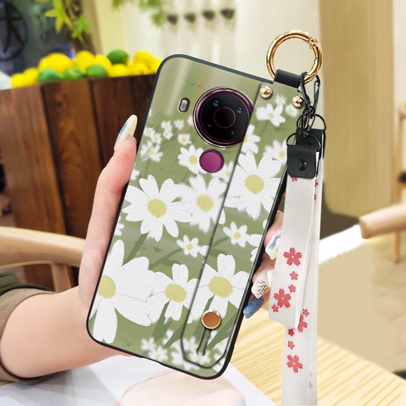 Anti-dust Wristband Phone Case For Nokia 5.4 Lanyard Protective Dirt-resistant Ring Phone Holder Waterproof Durable