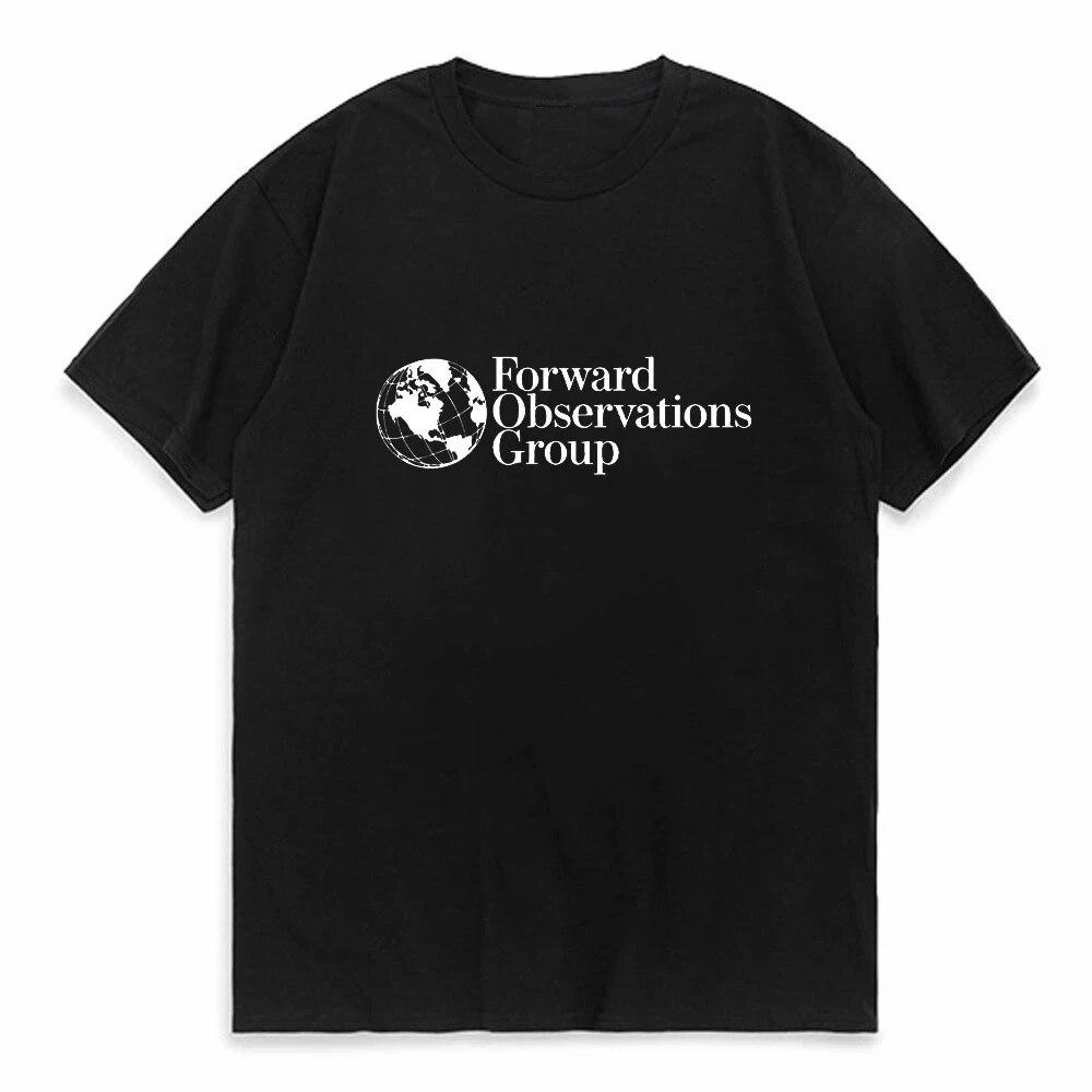 Футболка унисекс Forward Observations Group, летняя футболка с круглым вырезом, туман, смерть, скелет, сатана, поп-одежда унисекс, топы