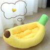 Cartoon Banana Pet Bed for Cats and Small Dogs - Teddy, Bichon, Pomeranian - Four Seasons Mat