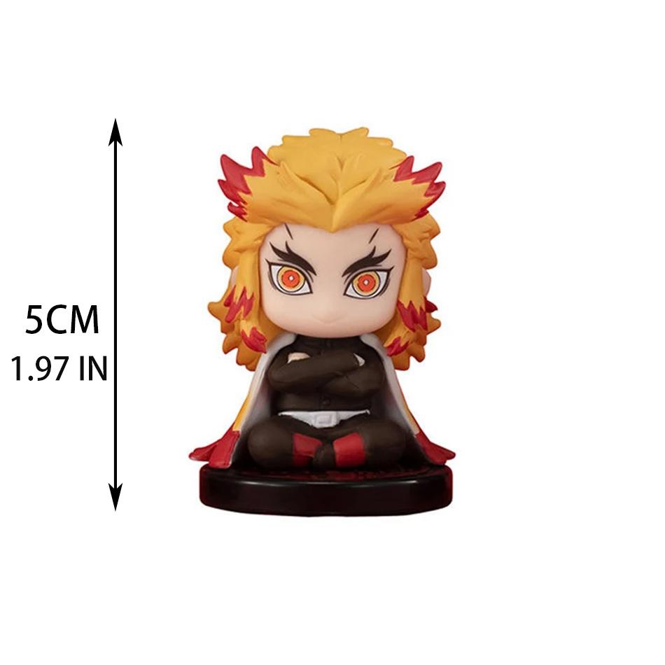 5 стилей/набор, Q версия, убийца демонов, сидящая кукла-призрак, Танджиро Нидоузи, Иноске Зенизу, фигурка, модель фильма, игрушки, кукла