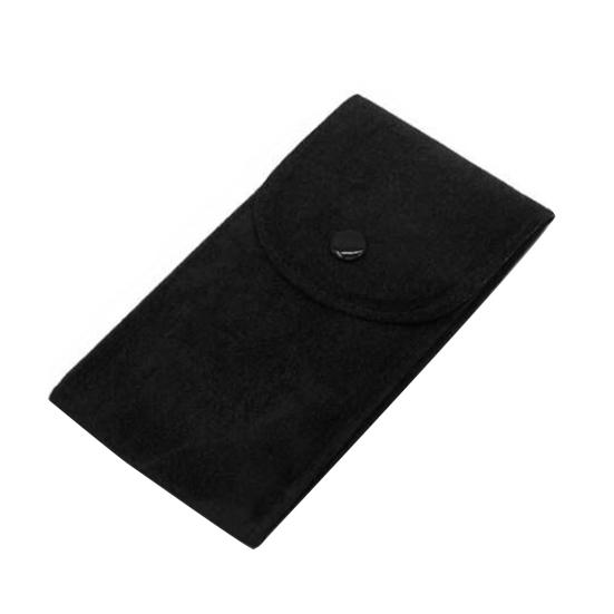 Сумка для часов, износостойкая, устойчивая к царапинам, ударопрочная, с кнопкой, короткая, бархатная, с защелкой, портативная, для упаковки ювелирных изделий, для ежедневного использования