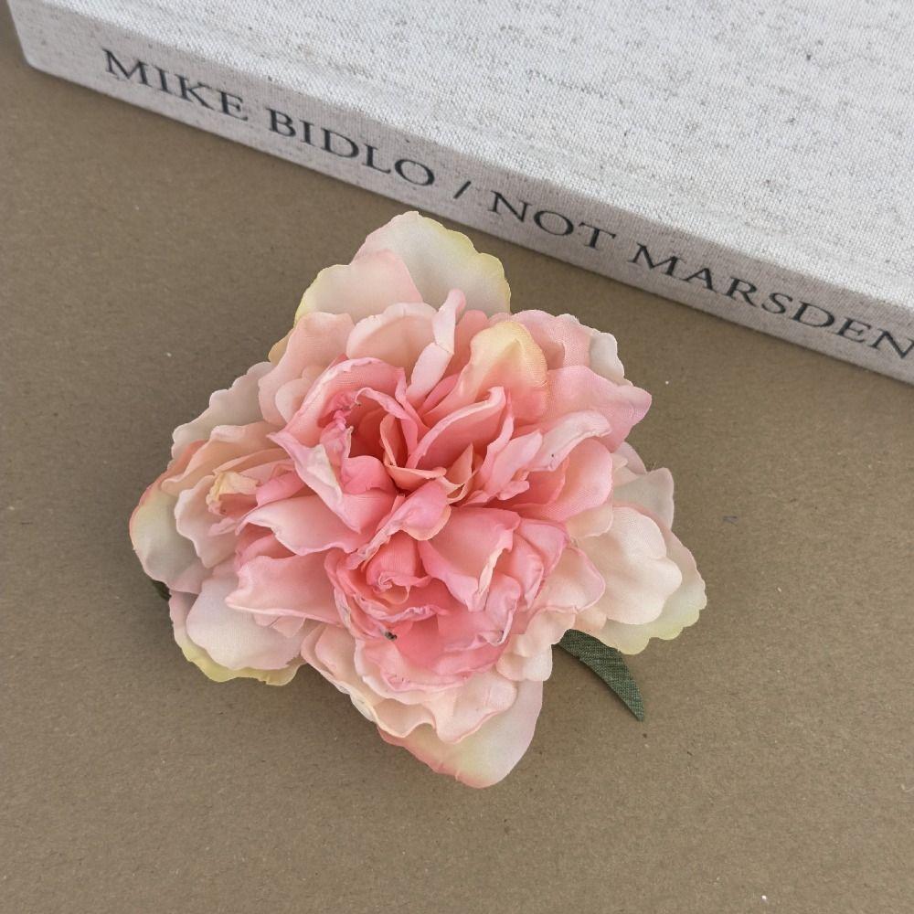 Модная заколка для волос в виде цветка пиона, красочные искусственные цветы, заколки для волос, новая имитация цветка