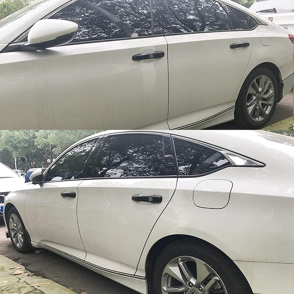 Внешняя дверная ручка, наклейка, защитная накладка для Honda Accord 10th Gen 2018 с умной замочной скважиной, автомобиль