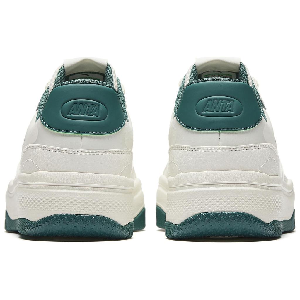 Anta Street Fun 2 Casual Lightweight High Top Sneakers Men Sneakers White Green 912518077-11